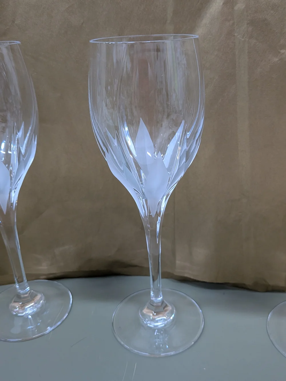 Mikasa Flame D’Amore Crystal Goblets - Set of 3,  9